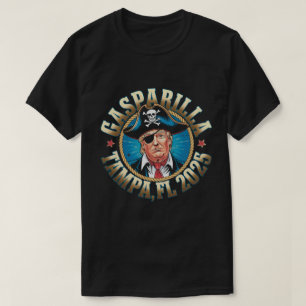 Camiseta DA132 - 2025 Gasparilla Tampa FL Capitão Pirate