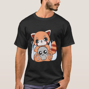 Camiseta Dã A De Muertos Red Panda México Pajama Pastel