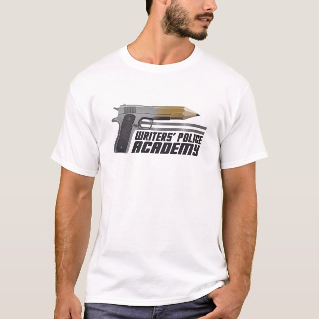 Camiseta da Academia de Polícia dos Escritores (Frente)