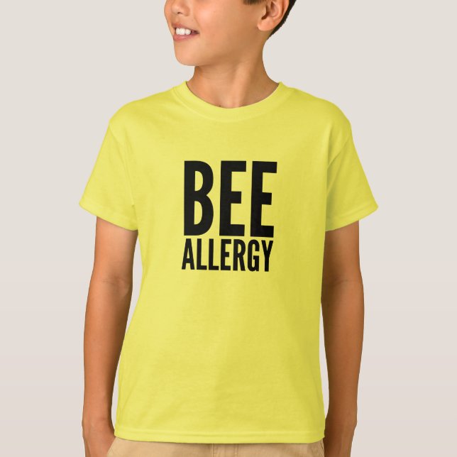 Camiseta da alergia da abelha (Frente)