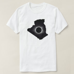 Camiseta da Argélia do Eclipse Solar Total de 2027