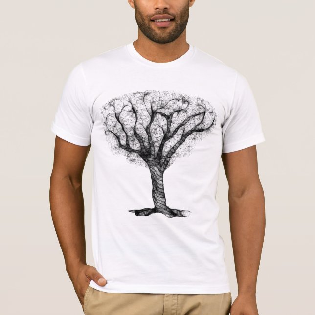 Camiseta da árvore do Scribbler (Frente)