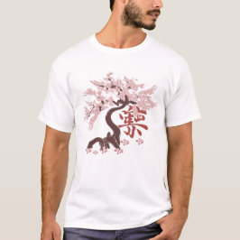 Camiseta da árvore japonesa