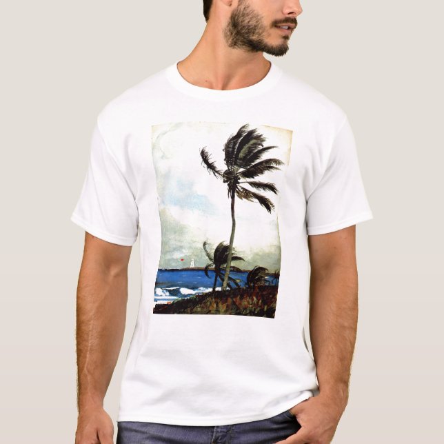 Camiseta Da "Árvore-Nassau' palma (Frente)