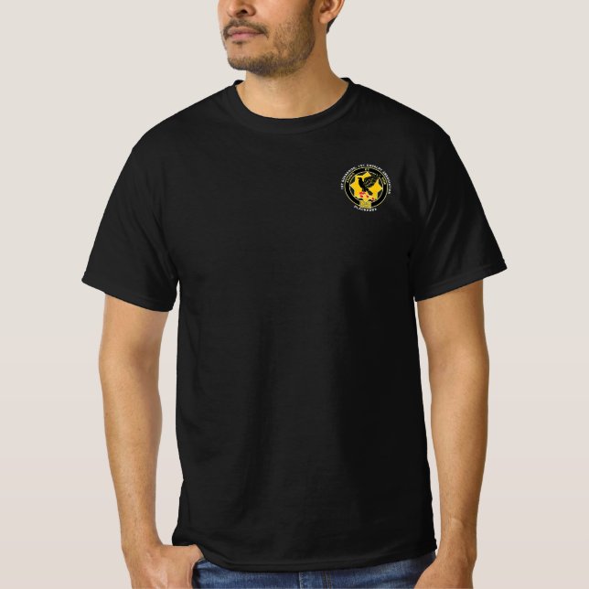 Camiseta da Associação Cav - Preto (Frente)