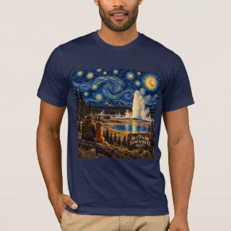 Camiseta da Aventura da Noite Estrelada de Yellows