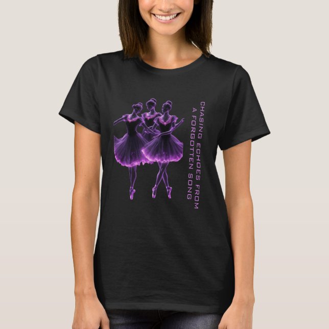 Camiseta da Bailarina Fantasma Caçando Ecos Canção (Frente)