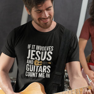 Camiseta da Banda de Adoração de Música Cristã Jes