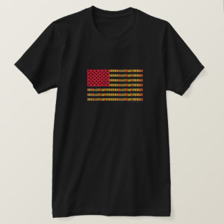 Camiseta da Bandeira Afro-Americana