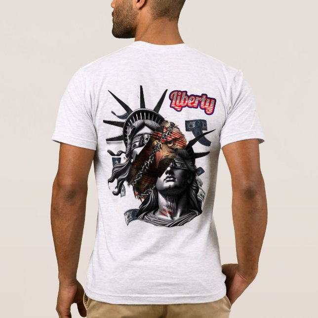 Camiseta da bandeira americana (Verso)