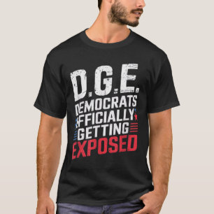 Camiseta da Bandeira Americana Sátira Política D.o