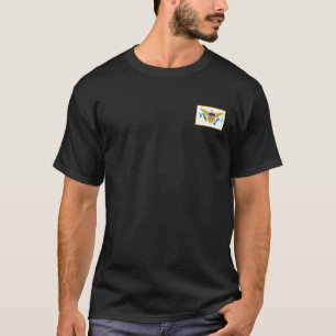 Camiseta da Bandeira das Ilhas Virgens dos EUA