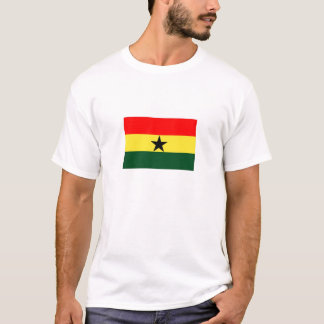 CAMISETA DA BANDEIRA DE GHANA