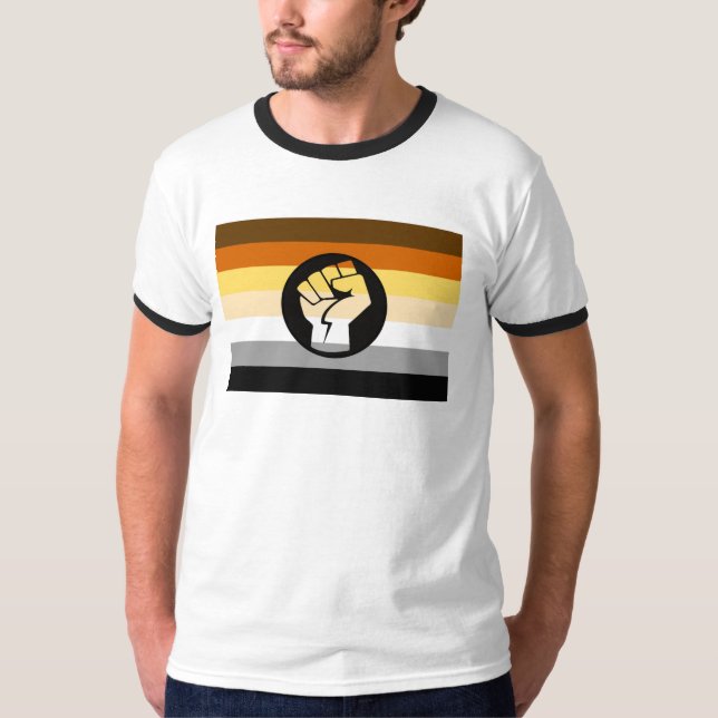 Camiseta da Bandeira de Resistência do Orgulho do  (Frente)