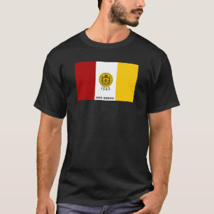 Camiseta da Bandeira de San Diego, Califórnia