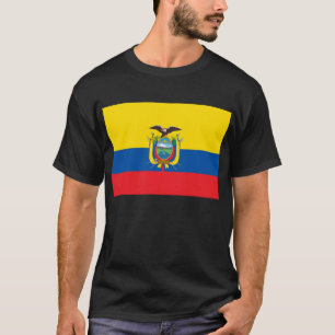Camiseta da Bandeira do Equador Ecuador Flag T-Shi