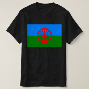 Camiseta da Bandeira do Povo Romani - Bandeira Rom