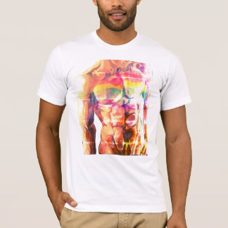 Camiseta da bandeira do torso masculino 2