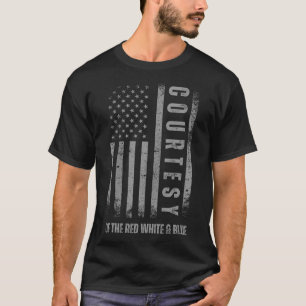 Camiseta Da Bandeira Dos EUA Vermelha, Branca E Azul 4 De J