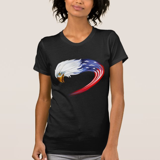 Camiseta da bandeira feminina (Frente)