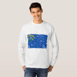 Camiseta da Bandeira Vintage de Nevada
