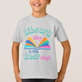 camiseta da biblioteca infantil