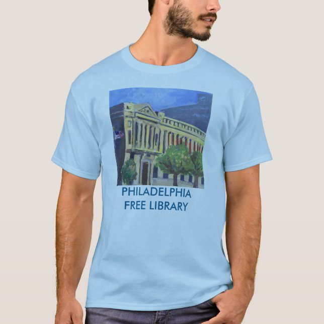 Camiseta da biblioteca livre de Philadelphfia (Frente)