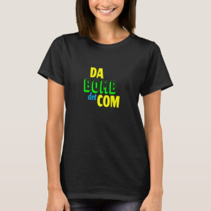 Camiseta Da Bomb dot com Novidade Divertida Retrô 90s