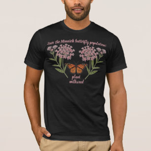 Camiseta da borboleta monarca