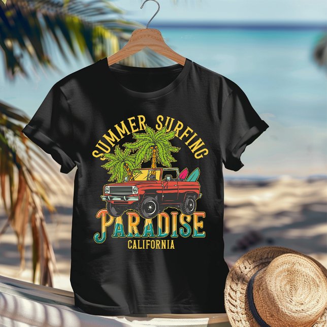 Camiseta da Califórnia no Paraíso de Verão (Criador carregado)