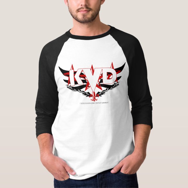 Camiseta Da "camisa da estrela asa" de KVD (Frente)