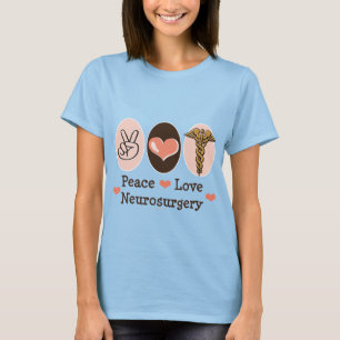 Camiseta da campainha da neurocirurgia do amor da