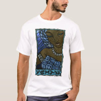 Camiseta da campainha do fio de mescla de Yemaya