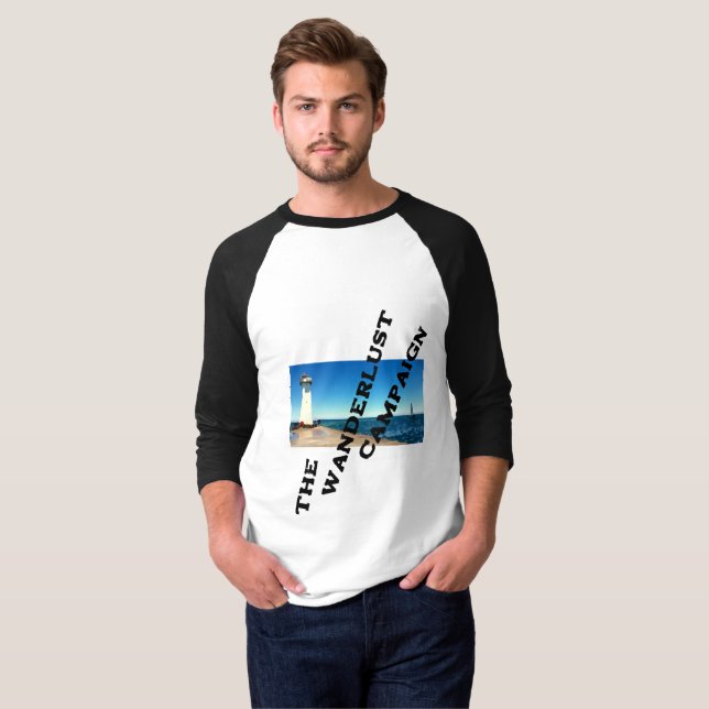 Camiseta da Campanha Wanderlust (Frente Completa)