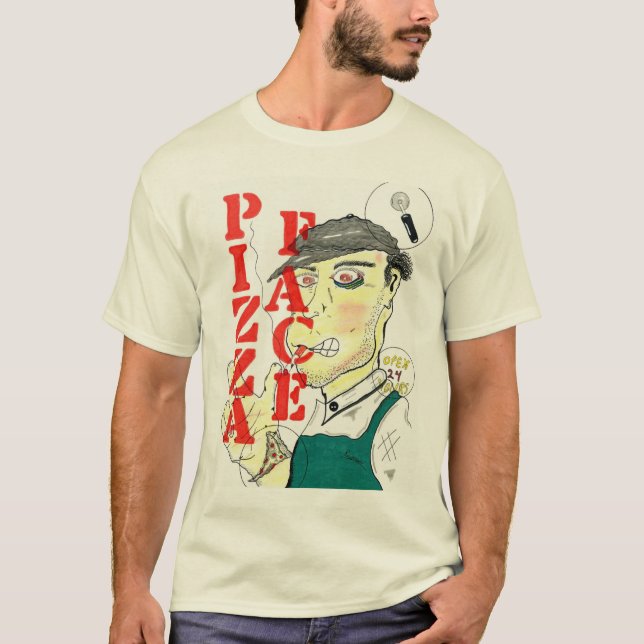 Camiseta Da "cara pizza " (Frente)