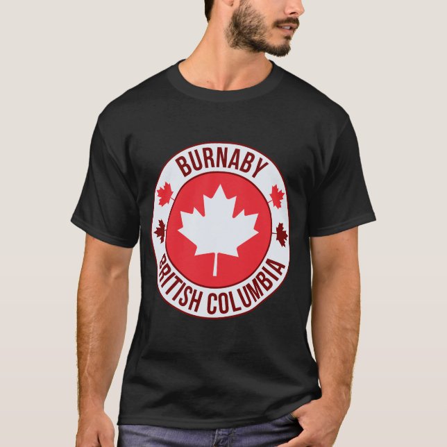 Camiseta da Cidade de Burnaby, Canadá | Viagens e  (Frente)