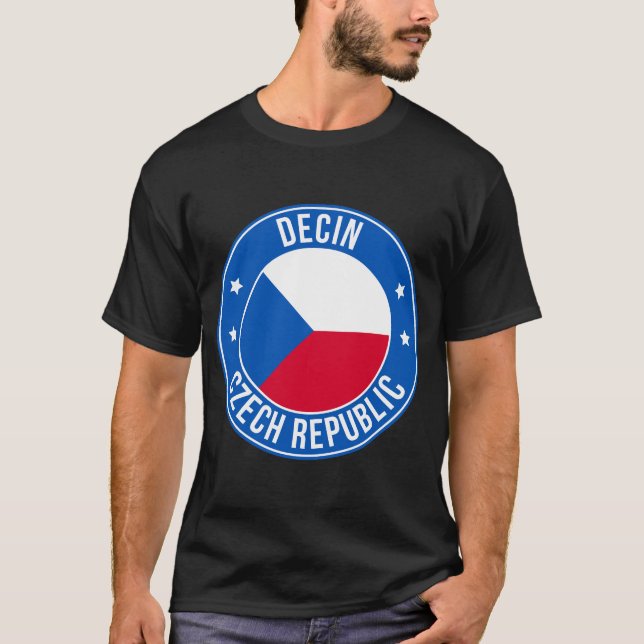 Camiseta da Cidade de Decin, República Tcheca (Frente)