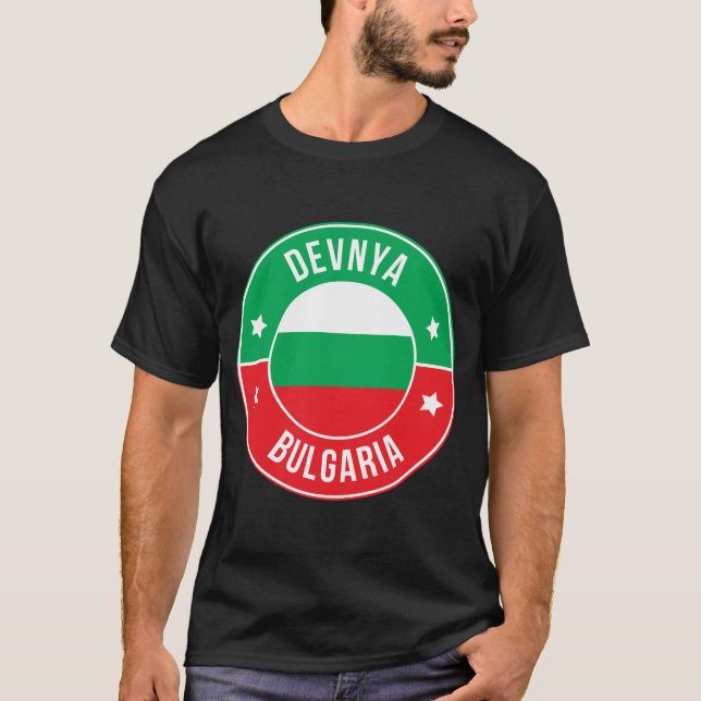 Camiseta da Cidade de Devnya, Bulgária (Frente)