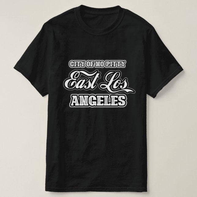 Camiseta da cidade de East Los Angeles (Frente do Design)