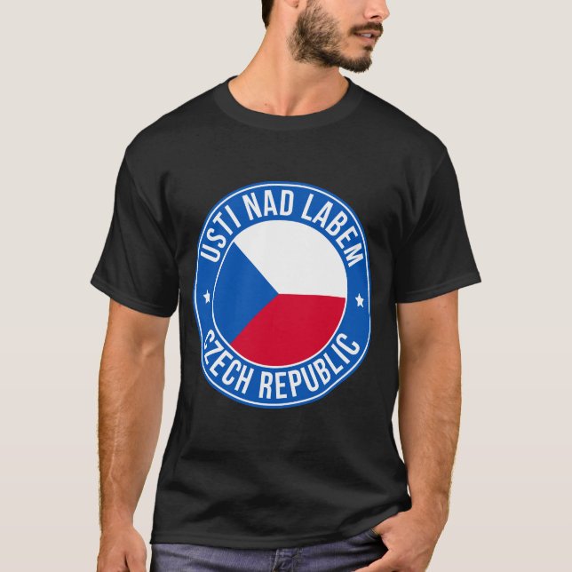 Camiseta da Cidade de Ústí nad Labem, República Tc (Frente)