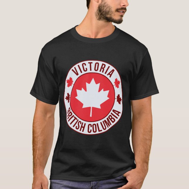 Camiseta da Cidade de Victoria, Canadá | Viagem e  (Frente)
