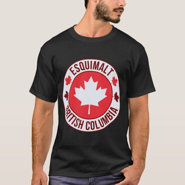 Camiseta da Cidade Esquimalt, Canadá | Viagem e Te (Frente)