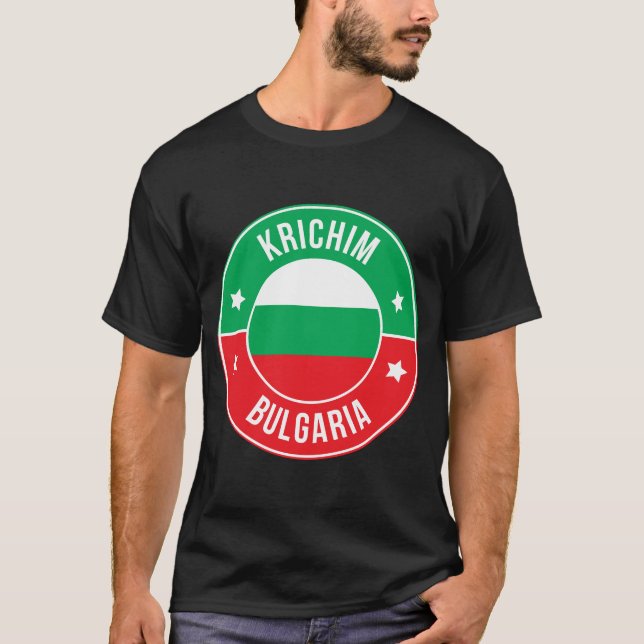Camiseta da Cidade Krichim, Bulgária (Frente)