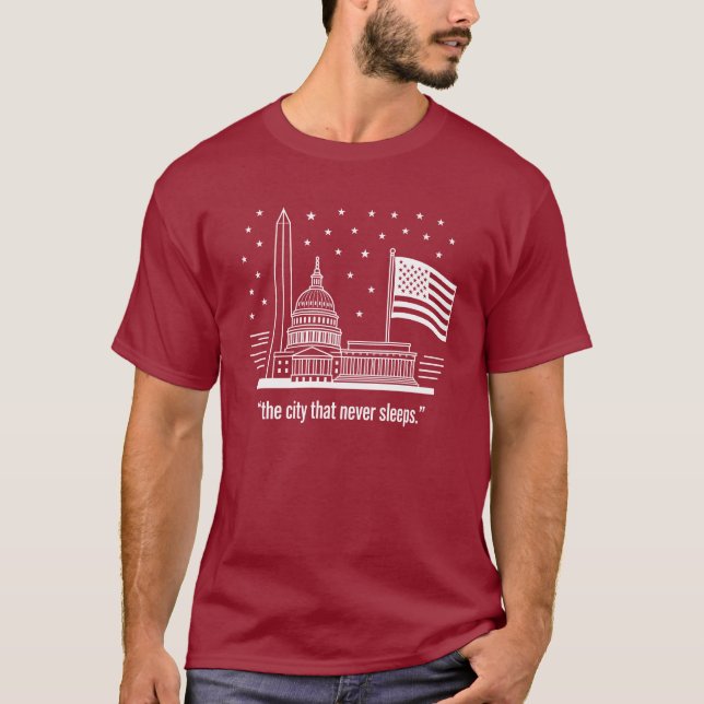 Camiseta da Cidade Que Nunca Dorme (Frente)