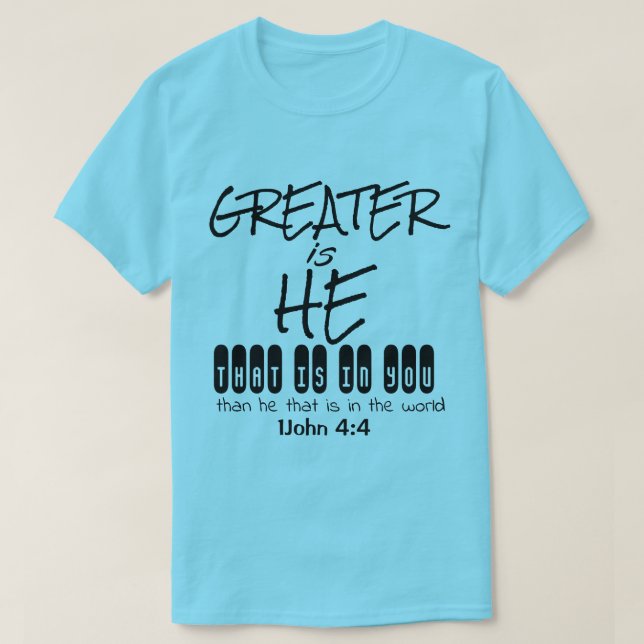 Camiseta da Coleção de Presentes de Fé (Frente do Design)