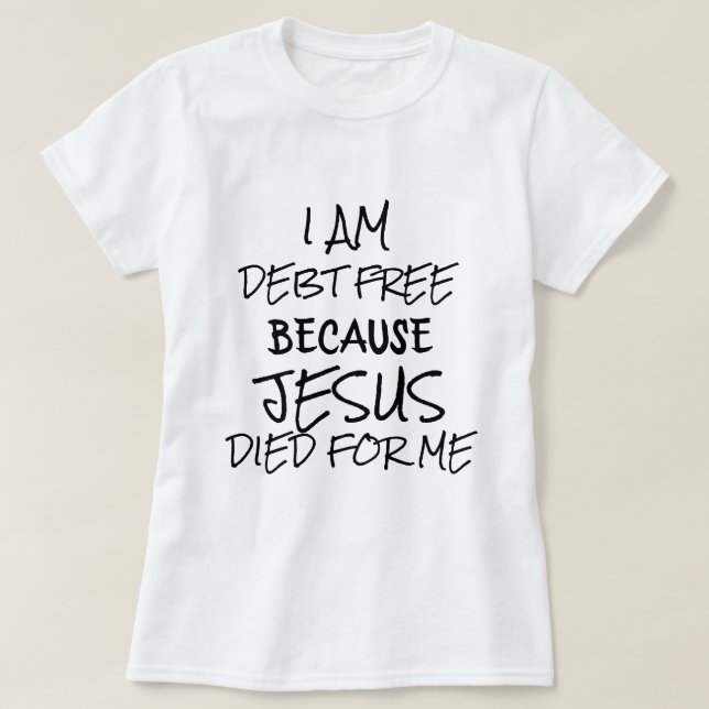 Camiseta da Coleção de Presentes de Fé (Frente do Design)