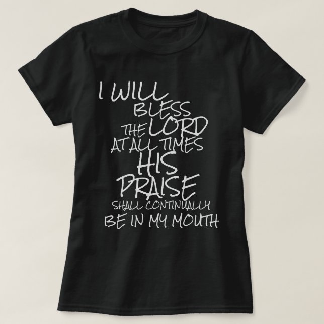 Camiseta da Coleção de Presentes de Fé (Frente do Design)