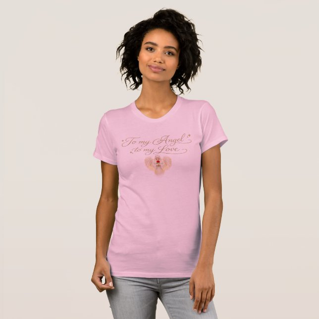Camiseta da Coleção Fé Angelical (Frente Completa)