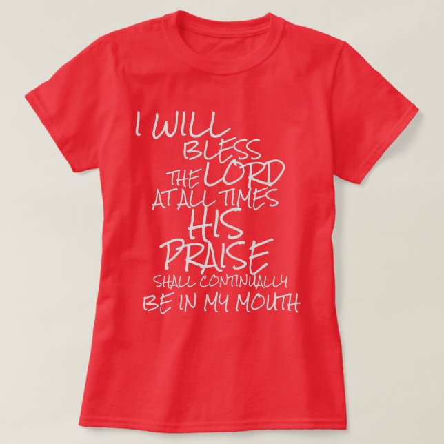 Camiseta da Coleção Presentes de Fé (Frente do Design)