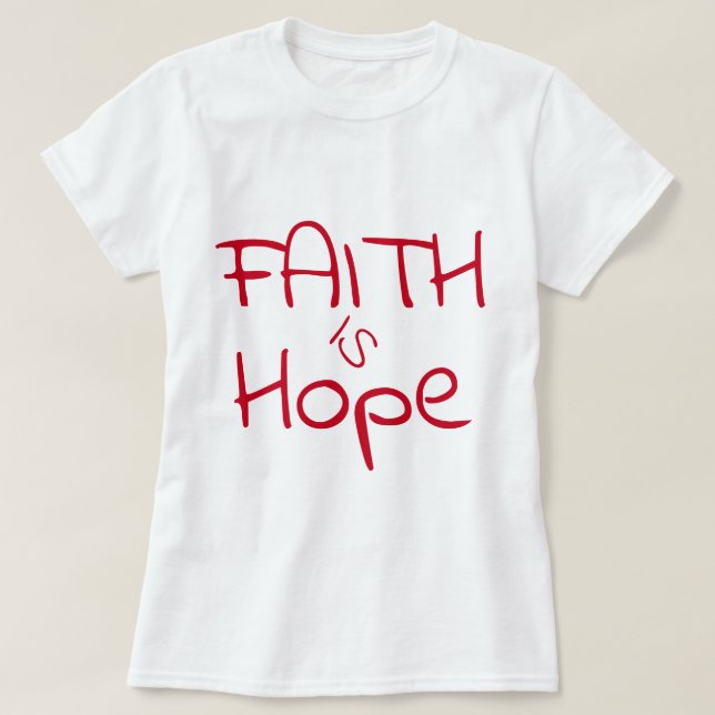 Camiseta da Coleção Presentes de Fé (Frente do Design)